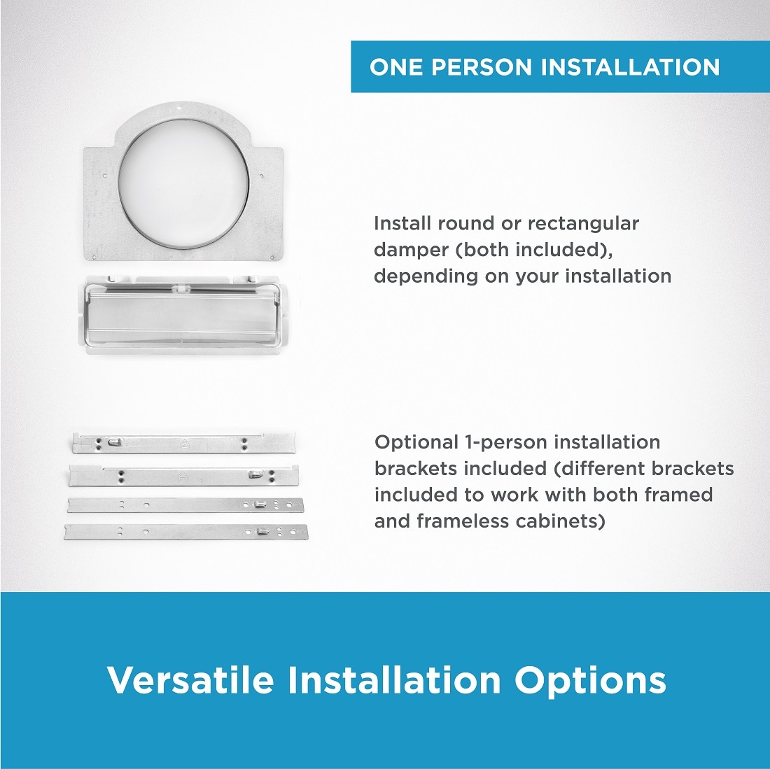 Vissani 30 in. W Under Range Hood in Stainless Steel QR272S